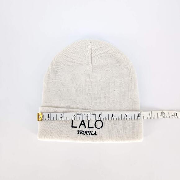 Lalo Tequila Logo White Unisex One Size Fits Most Cuffed Beanie Winter Hat - New - Picture 9 of 14